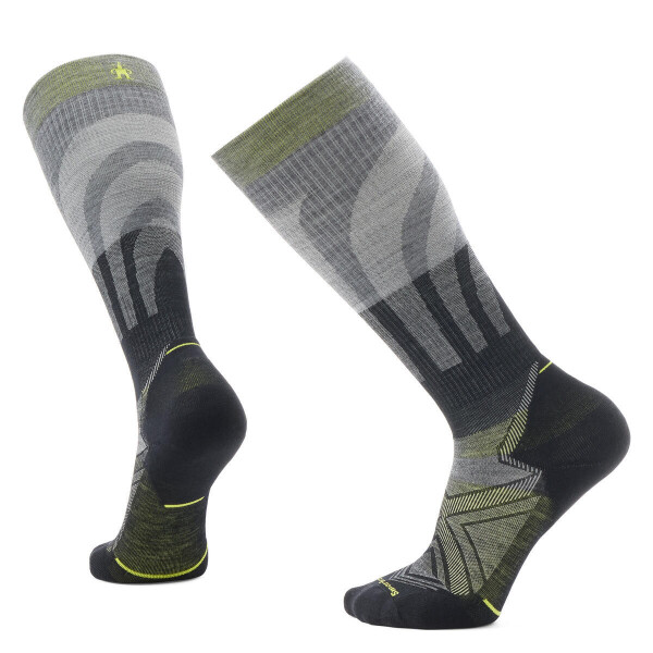 Unisex merino běžecké ponožky SMARTWOOL Run Targeted Cushion Compression OTC Soc, Medium Gray velikost: 42-45 (L)