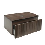Koupelnová skříňka s krycí deskou SAT Evolution 78x30x44,8 cm ořech mat SATEVO80NAD SATEVO80NAD