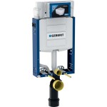 GEBERIT - Kombifix Set předstěnové instalace, klozetu Gaia a sedátka softclose, tlačítko Sigma01, černá SANI15CA5117