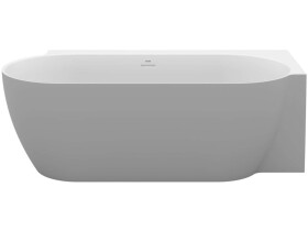 RAVAK - Freedom Corner II Tec Vana 175x86 cm, pravá, Smoke Grey/bílá CC81500000