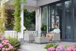 KETER SCANDI FORMA BALCONY - Ash grey/Storm grey