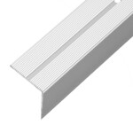 Schodový profil drážkou LSSR 42X22 2,0m stříbrný