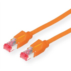 Secomp 21.05.2025 RJ45 síťové kabely, propojovací kabely CAT 6 S/FTP 2.00 m oranžová dvoužilový stíněný, bez halogenů, samozhášecí 1 ks