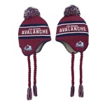 Outerstuff Dětská zimní čepice Colorado Avalanche NHL Jacquard Tassel Knit With Pom