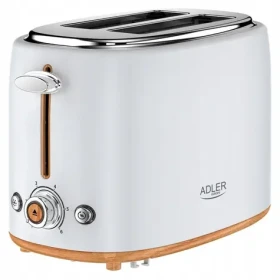 Adler AD 3225 bílá / Toaster / 950W / 2 toasty / ohřívač housek / DEFROST REHEAT STOP (AD 3225)