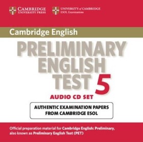 Cambridge Preliminary English Test 5 Audio CD Set (2 CDs) - Cambridge ESOL