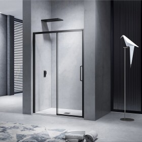 H K - Posuvné sprchové dveře NERO 96-100 cm SE-NEROB2100