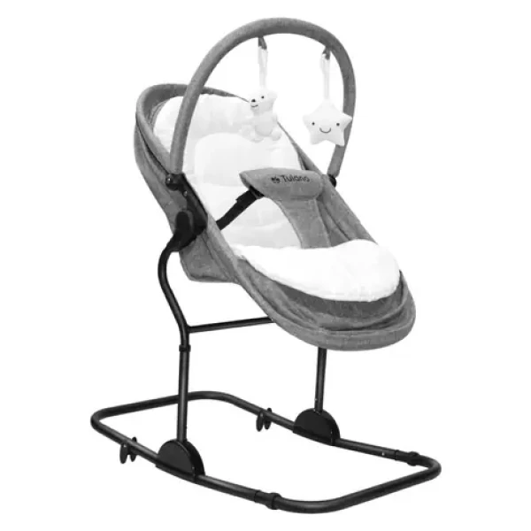 Tulano Moon 35 4 v 1 šedá / Houpací lehátko / od narození do 9 kg (TN-MOON 35 GREY)