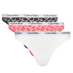 Calvin Klein 3-ack W 000QD3926E dámské spodní prádlo s