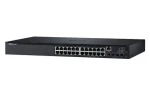 DELL Networking N1524P POE+ / 24x RJ-45 / řízený / 4x SFP+ 10GbE / 1RU (210-AEVY)