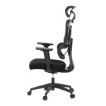 Kancelářská židle, synchronní mechanismus, černá síťovina, KA-Y358 BK