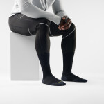 Unisex merino turistické ponožky SMARTWOOL Nordic Targeted Cushion Crew Socks, Black velikost: 42-45 (L)