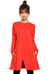 Dámské šaty B042 červené - BeWear L/XL