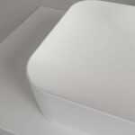 VILLEROY & BOCH - Finion Umyvadlo na desku 60x35 cm, bez přepadu, CeramicPlus, Stone White 414361RW