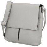 Stylová dámská koženková crossbody kabelka Katia, šedá