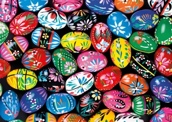 YAZZ Puzzle Malovaná velikonoční vajíčka