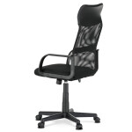 Kancelářská židle, houpací mechanismus, černá síťovina, KA-L601 BK