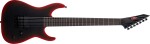ESP LTD M-7 Baritone Black Metal II Black Redburst Satin