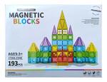 Mamido Magnetická stavebnice 193 dílů Rainbow XXL
