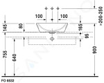 DURAVIT - Starck 1 Umyvadlová mísa, průměr 530 mm, s přepadem, bílá 0447530000