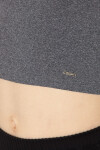 Dámský krátký top BECROP šedý - Goldbee M