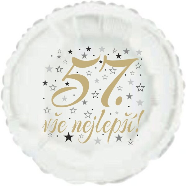 57. narozeniny balónek kruh Balonky.cz 57. narozeniny balónek kruh Balonky.cz