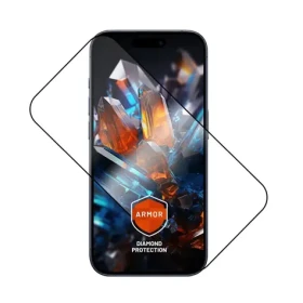 FIXED Ultra odolné tvrzené sklo Armor s Anti-dust aplikátorem a AR vrstvou pro Apple iPhone 17 Pro černé (FIXGA2-1602-BK)