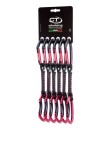 Sada expresek Climbing Technology Lime set 12cm 6ks anthracite/fuchsia