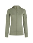 ICEBREAKER Wmns Merino 260 Quantum IV LS Zip Hood, Lichen (vzorek) velikost: S