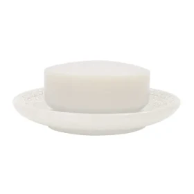 Spirella RELIEF mýdlenka bílá / porcelán (7610583199256)