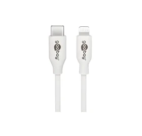 Goobay 39446 bílá / Nabíjecí a synchronizační kabel Lightning - USB-C / 1 m (39446)