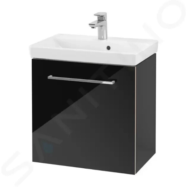 VILLEROY & BOCH - Avento Umyvadlová skříňka, 530x514x352 mm, 1 dvířka, Crystal Black A88801B3