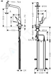 HANSGROHE - M71 Dřezová baterie M7117-H320 s výsuvnou sprškou, sBOX, chrom 73816000