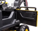 Mamido Dětský elektrický bagr Volvo DK-VE888 žlutý 12V14Ah EVA, ECO kůže