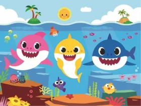 Trefl - Puzzle - Baby Shark: Podmořský svět žraloků