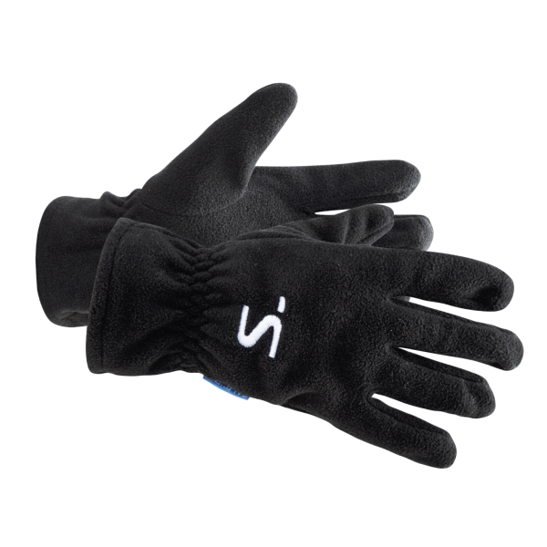Běžecké rukavice SALMING Running Fleece Gloves - Black Velikost textilu: XS/S