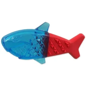 Dog Fantasy Hračka - žralok chladící červeno-modrá 18 cm (454-29091)