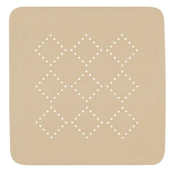 Spirella ALASKA protiskluzová podložka do sprchy béžová / PVC / 55 x 55 cm