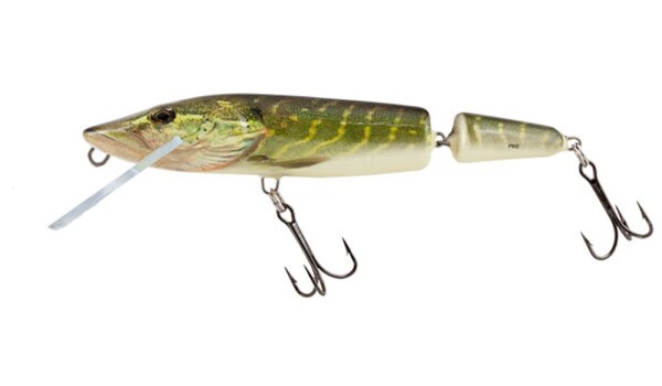 Salmo Wobler Pike Jointed Floating 11cm - Real Pike,Salmo Wobler Pike Jointed Floating 11cm - Real Pike