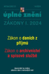 Aktualizace I/2 2024 daních příjmů, archivnictví spisové službě