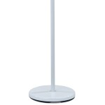 Věšák stojanový, kovová konstrukce, bílý matný lak, výška 170 cm, nosnost 10 kg