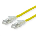 Secomp 21.05.0522 RJ45 síťové kabely, propojovací kabely CAT 6A S/FTP 2.00 m žlutá dvoužilový stíněný, bez halogenů, samozhášecí 1 ks