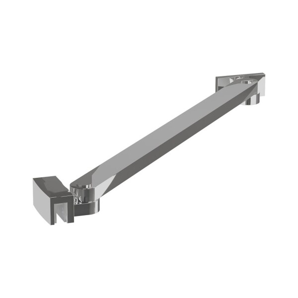 Erga Paris, rohová vzpěra pro sprchové zástěny o tloušťce skla 6/8/10 mm, délka 35cm, chromová, ERG-V02-PARIS-BAR35-CR