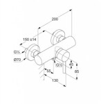 KLUDI - Bozz Sprchová baterie, kartáčovaný nikl 38831N576