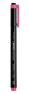 Tombow Fineliner MONO drawing pen, 0,35mm - růžová