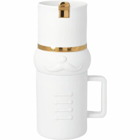Räder Vánoční set porcelánových hrnků Nutcracker Magnus, bílá barva, porcelán