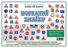 Sada 48 malých karet (A7) - dopravní značky - Petr Kupka