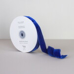 Bella Rose Sametová stuha 2 cm – Royal Blue (10 m), modrá barva, textil