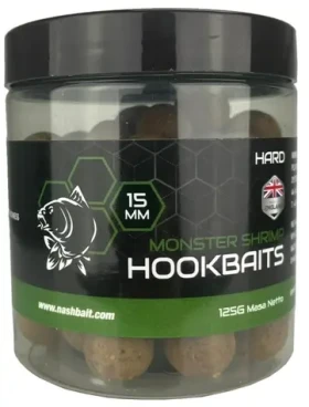Nash Boilies Monster Shrimp Hard Hookbaits 125g 20mm (B6542)