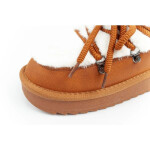 D.Franklin dámské sněhové boty zimní módní kožešina zateplené hnědé pro kotníkové dámské 38